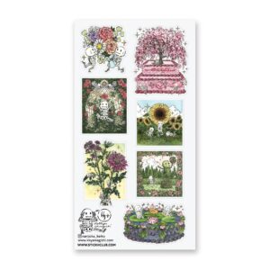 Skeleton Garden Sticker Sheet