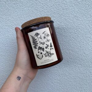 The Love-Me-Not Candle: 300g Amber Jar