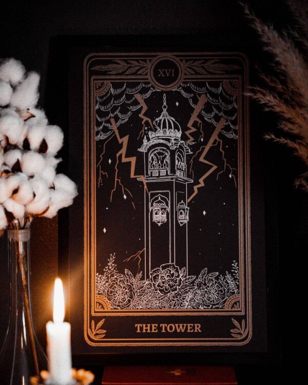 Marigold Tarot Print - The Tower