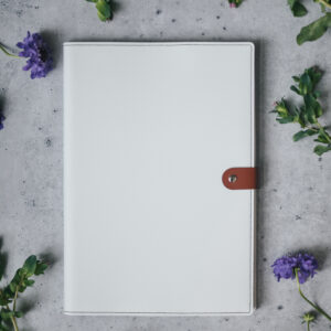 White San Lorenzo Design Refillable Snap Sketchbooks