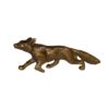 Antiqued Brass Running Fox Tabletop Decor Original 246 100x100