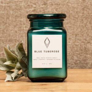 15.87 oz Blue Tuberose Scented Candle