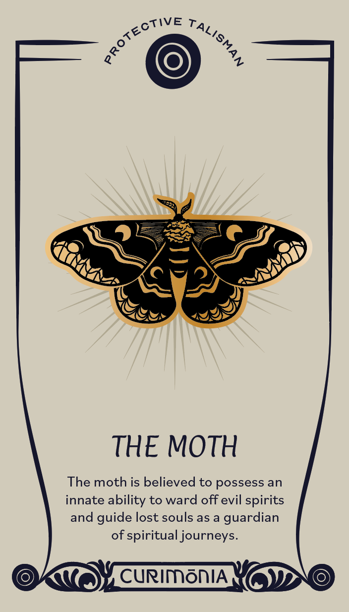 Protective Talisman Moth Enamel Pin Guide Lost Souls Protective Talisman Moth Enamel Pin Guide Lost Souls