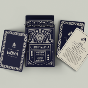 Libra Zodiac Ritual Kit Intention Card Deck