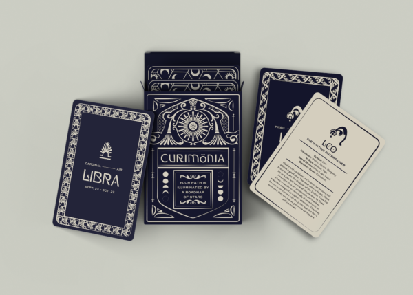 Libra Zodiac Ritual Kit Intention Card Deck