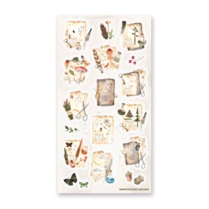 Forest Field Notes Sticker Sheet