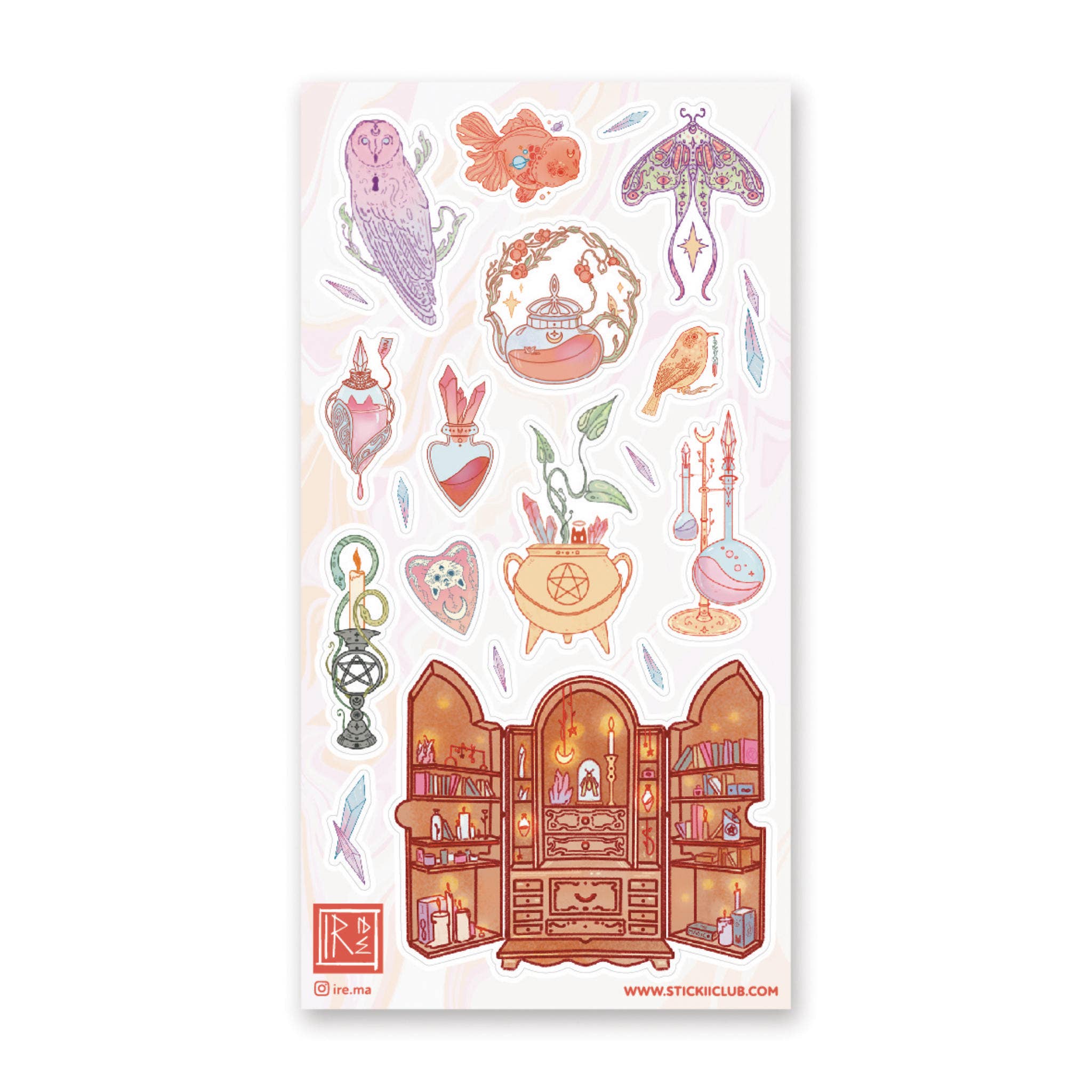 Magic Study Sticker Sheet Magic Study Sticker Sheet