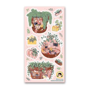 The Plant Life 1 Sticker Sheet