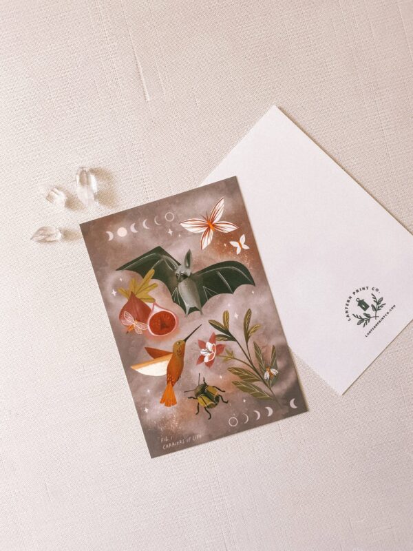Carriers of Life, Postcard Print