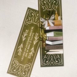 Books and Silence Literary Bookmark