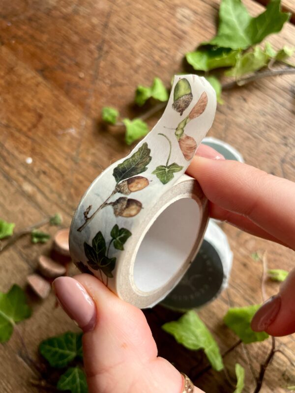 Natural Seeds and Elements Woodland Washi Tape