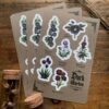 Dark garden vinyl sticker sheet Original 830 Scaled 100x100