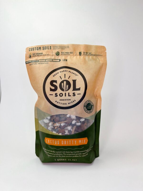 Soil (1Qt) Cactus Gritty Mix: 1 Quart