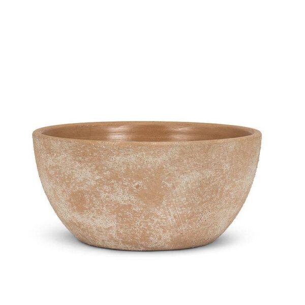 Low Wide Rustic Classic Planter-Terracotta-4.5"H