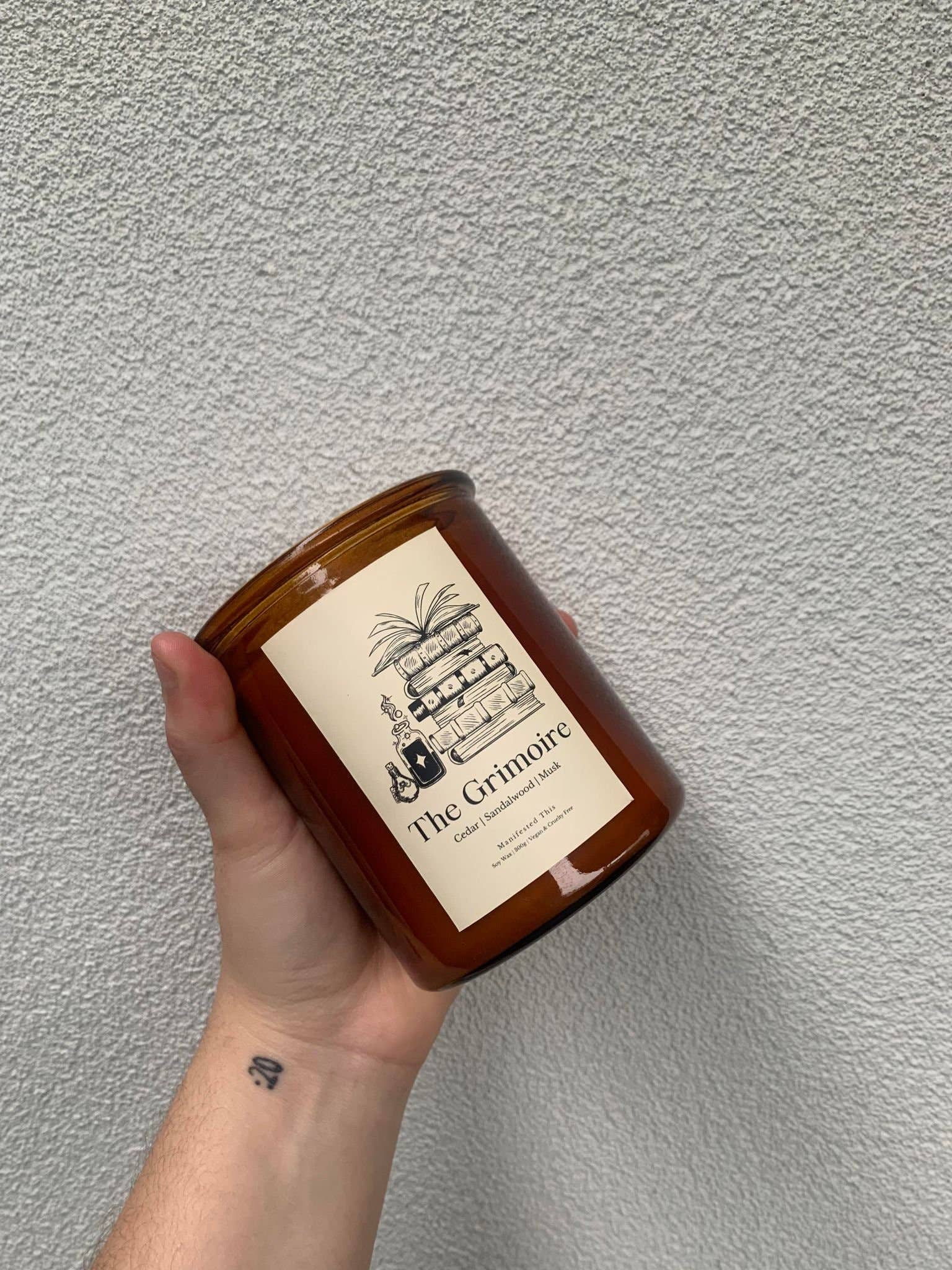 The Grimoire Candle: 300g jar The Grimoire Candle: 300g jar