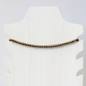 The Halliwell Chain Choker -Gold/Black or Clear: Black/Gold