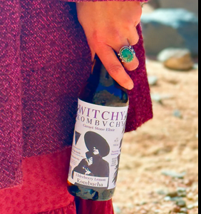 Witchy Kombucha Elderberry Lemon