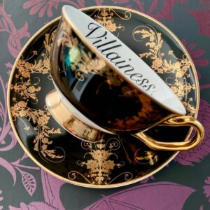 Lucretia cup and saucer, Villianess