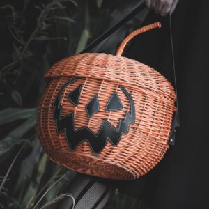 Haunted Hallows Picnic Basket (Orange)