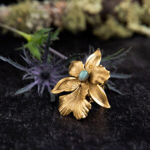 Iris Cocktail Ring: Size 7