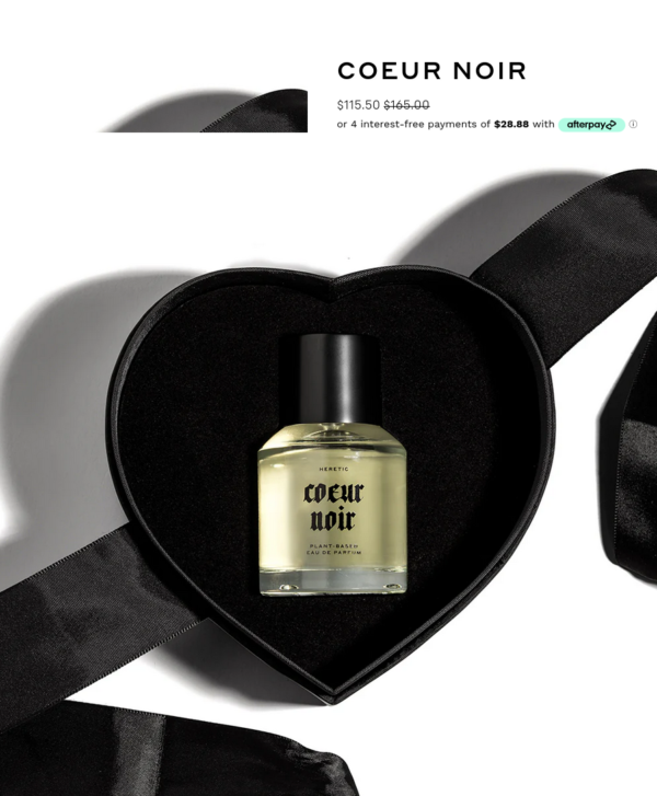 Coeur Noir Perfume