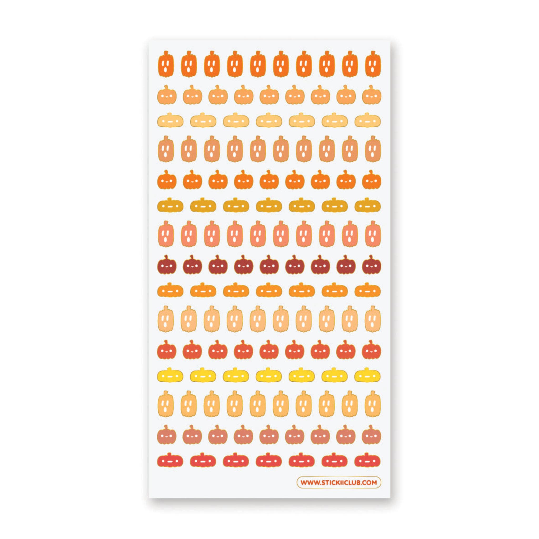Mini Pumpkins Sticker Sheet Mini Pumpkins Sticker Sheet