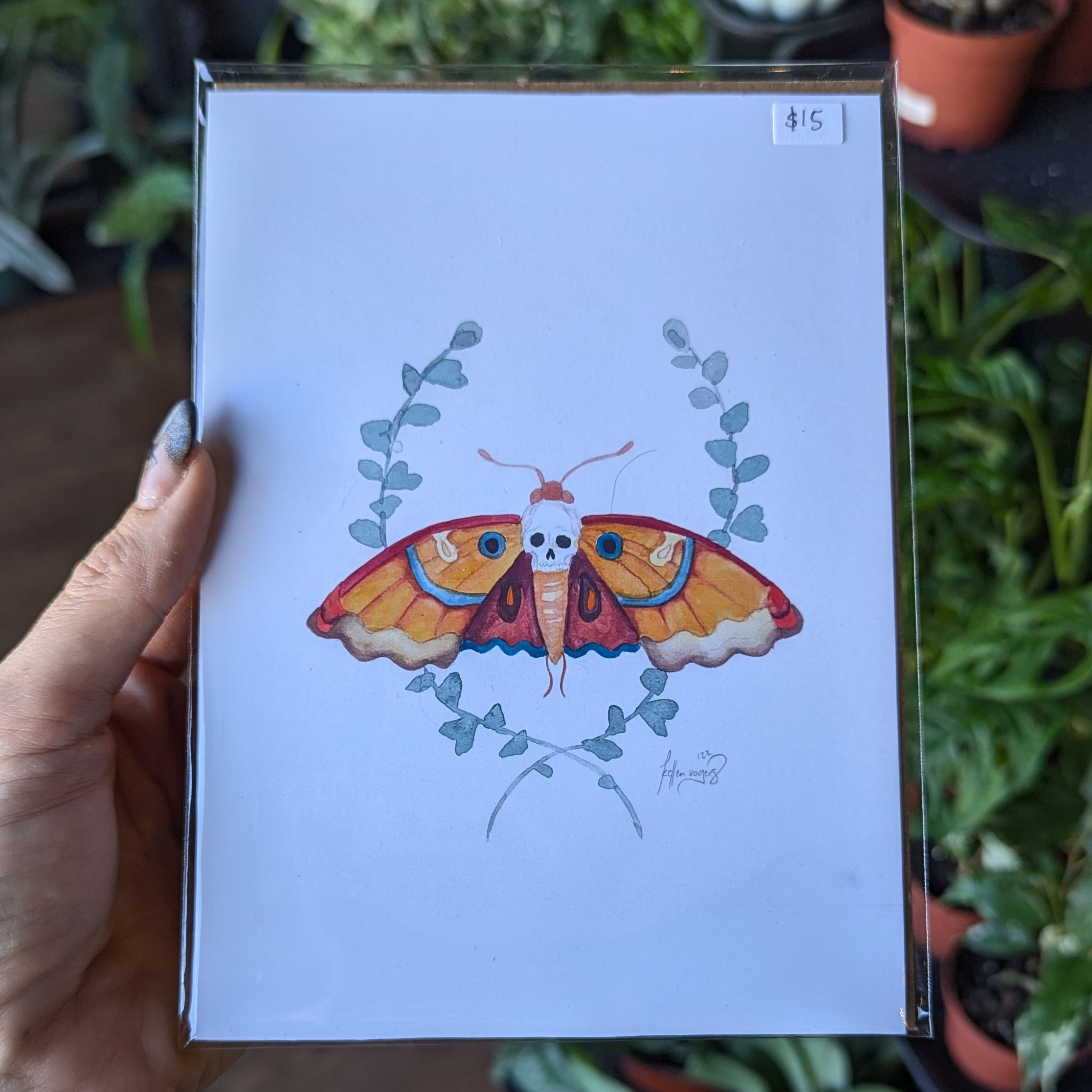 Print - Deadhead Moth Print - Deadhead Moth