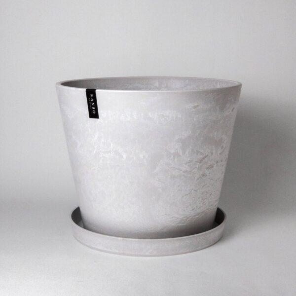 15” Tapered Signature Planter Pot: 15" Planter & Saucer