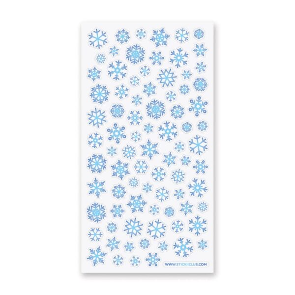 Shiny Snowflakes Sticker Sheet