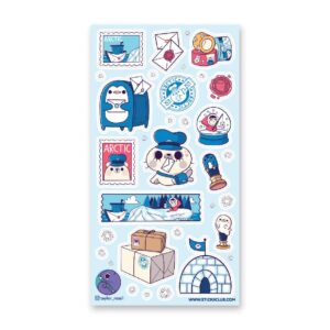 Penguin Post Sticker Sheet