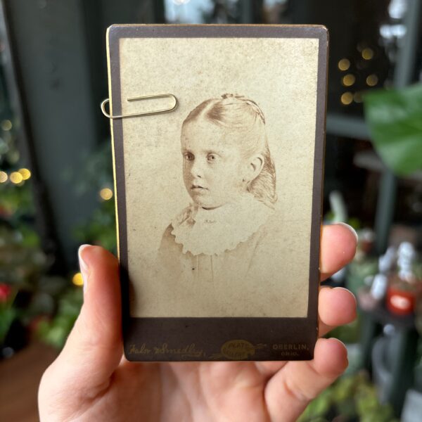 Young Girl Cabinet Card