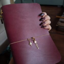 june new moon ritual grimoire covers with charms