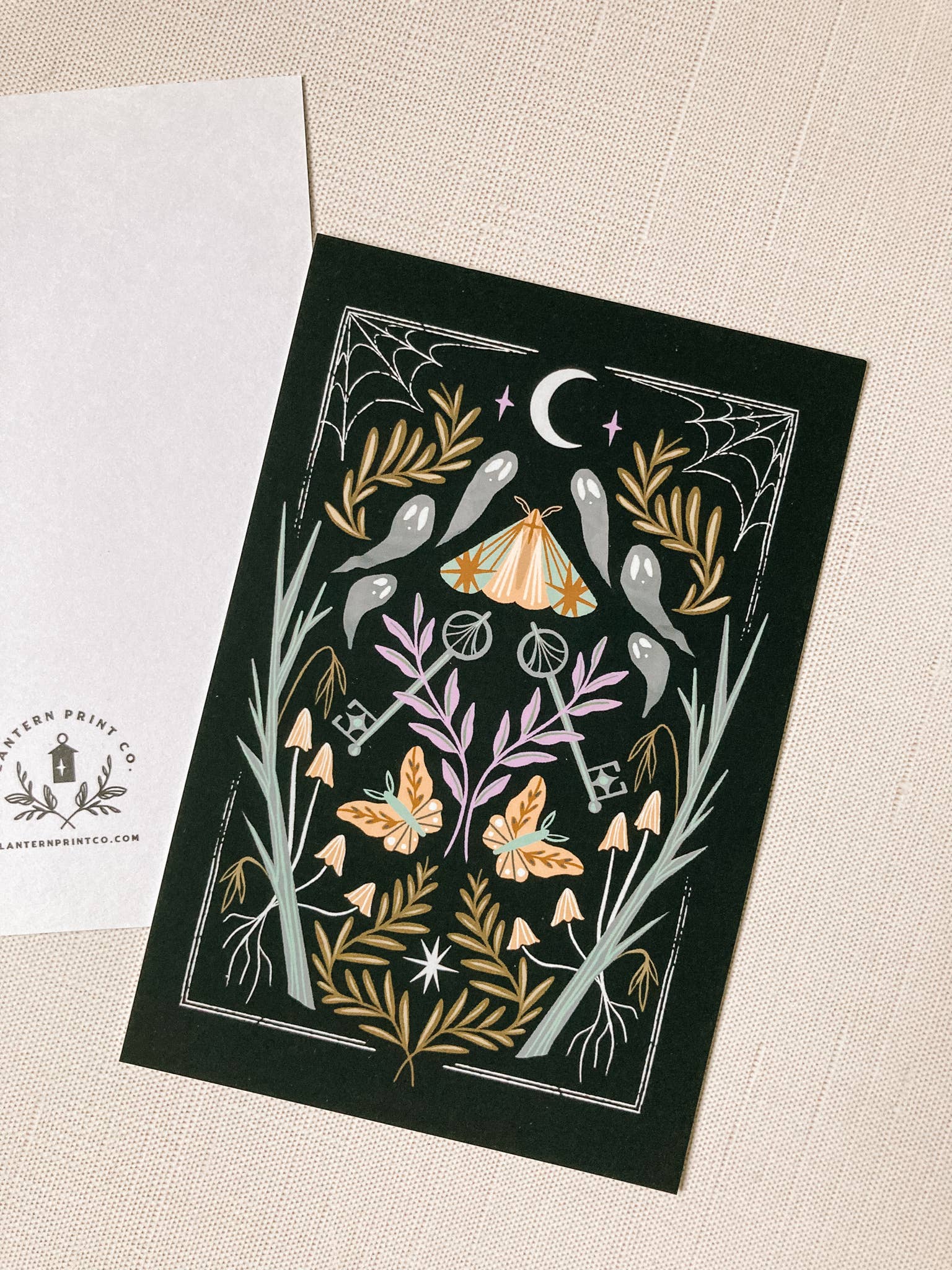 nox umbra, postcard print nox umbra, postcard print
