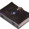 antique triple moon leather journal vintage paper grimoire