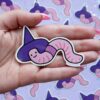 Witchy Worm - Vinyl Sticker witchy worm vinyl sticker