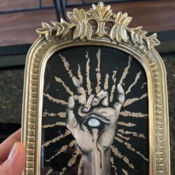 framed seeing hand 5x7