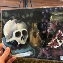 print of life & death still life 8x10