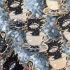 tasseography enamel pin