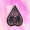go away planchette glitter sticker