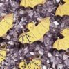 batty bat glow in the dark enamel pin
