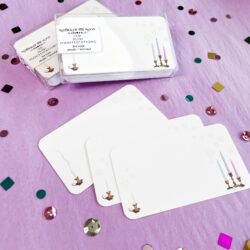 candlelight manifestation cards