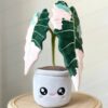 variegated alocasia amazonica plushie
