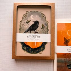 autumn cottage notecard boxed set