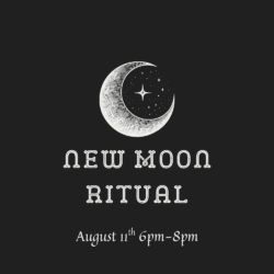 august new moon ritual pendulum crafting