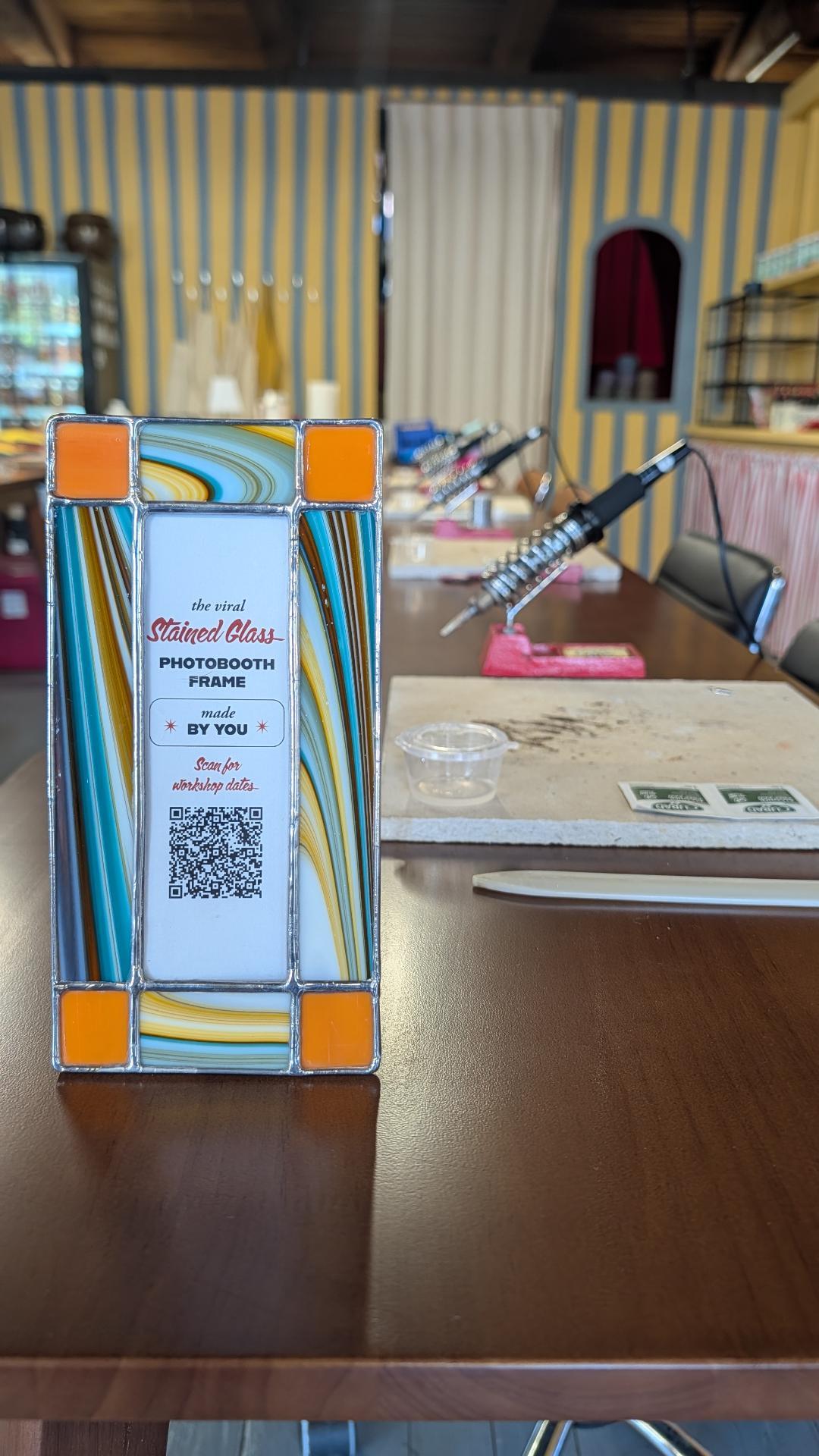 September Stained Glass Photobooth Picture Frames Workshop – One Day Class - Image 7