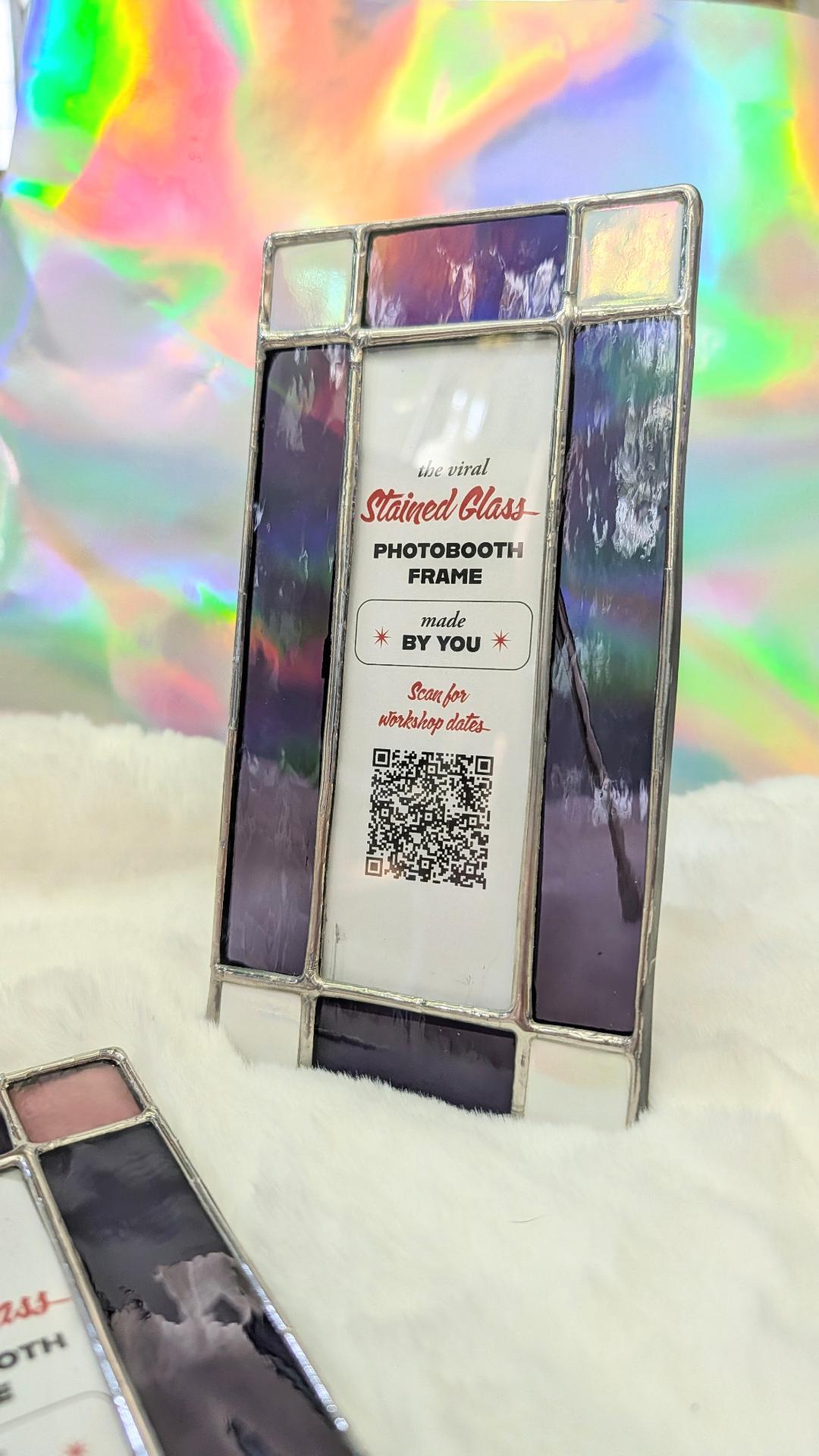 September Stained Glass Photobooth Picture Frames Workshop – One Day Class - Image 4