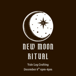 December New Moon Ritual - Yule Logs